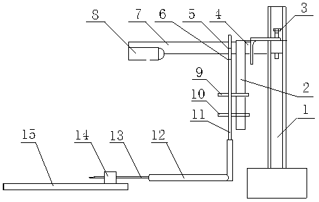 Device for measuring overall mechanical characteristics of eyeball of living animal and method of device