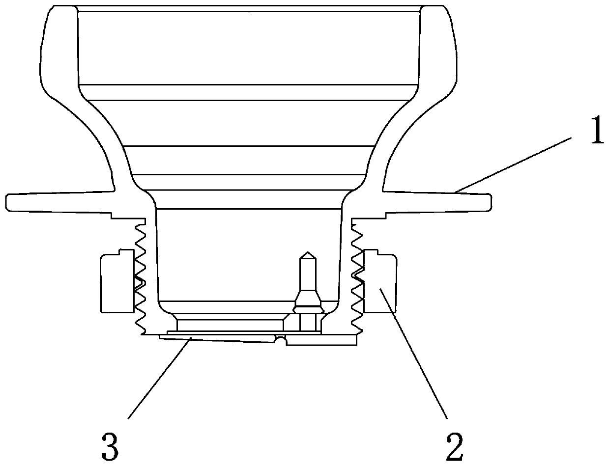 Water inlet funnel of electric kettle with good anti-mosquito effect