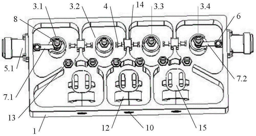 TE01 mixing cavity filter device