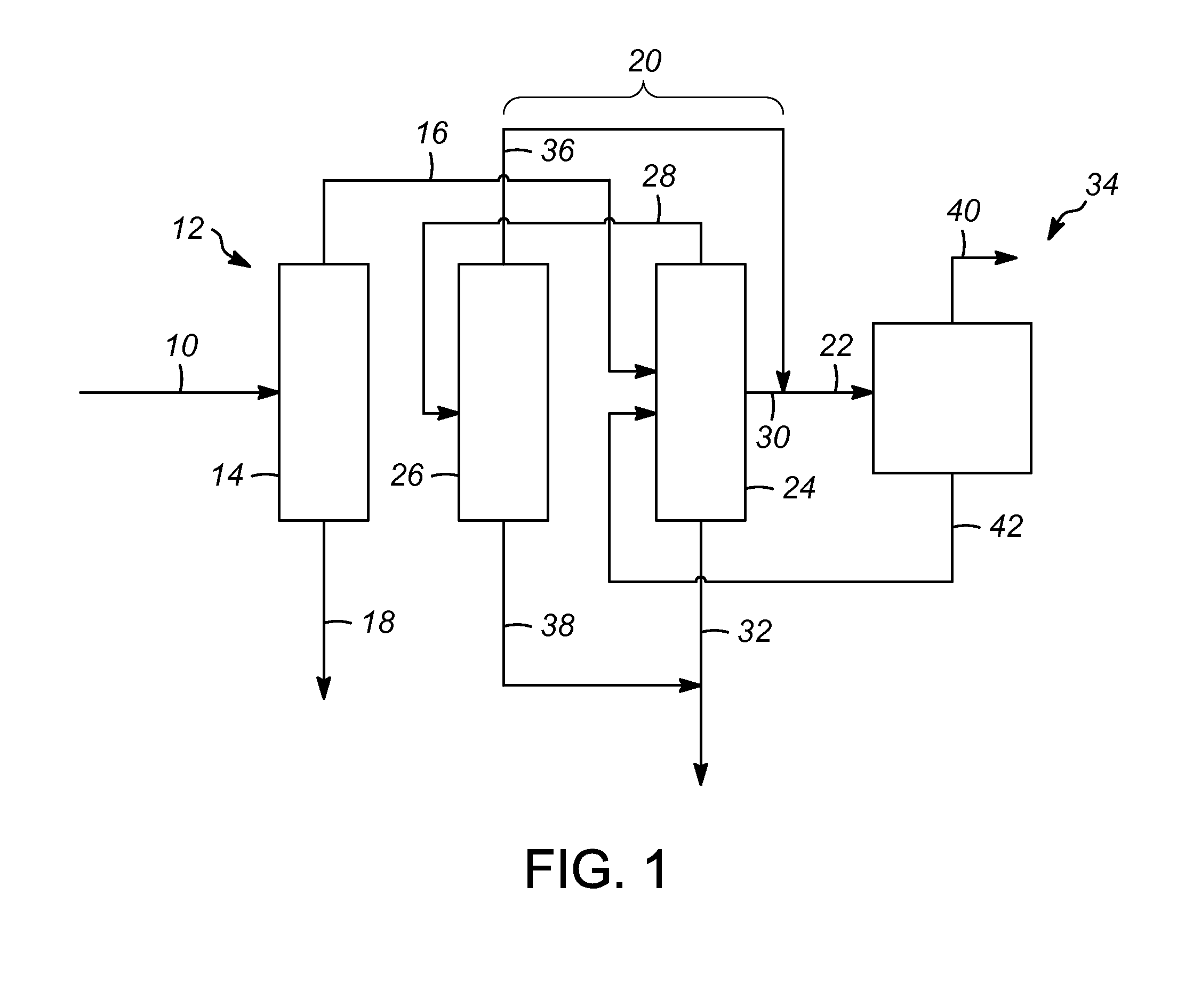 Process for increasing the yield of an isomerization zone