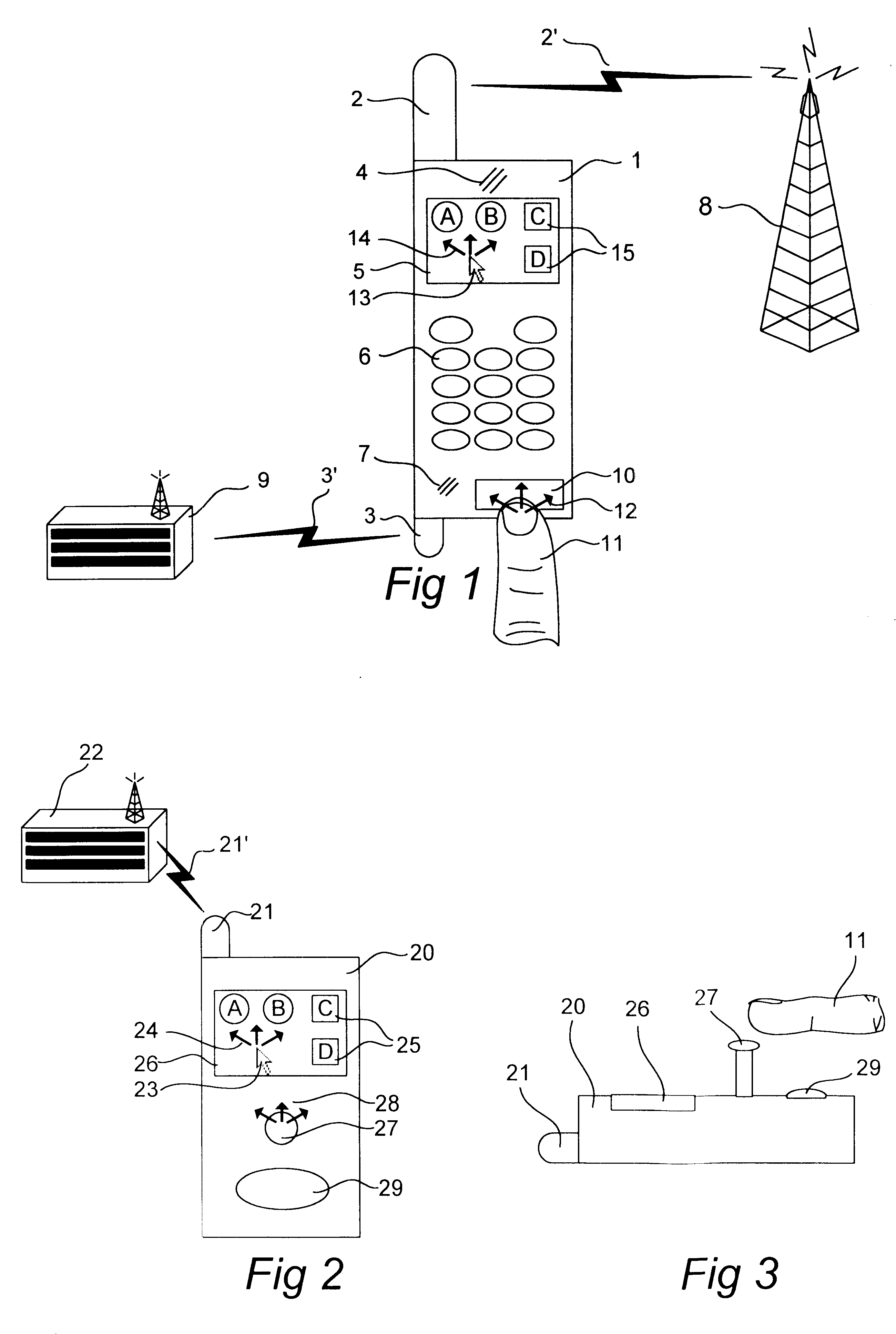 Method and an electronic apparatus for positioning a cursor on a display