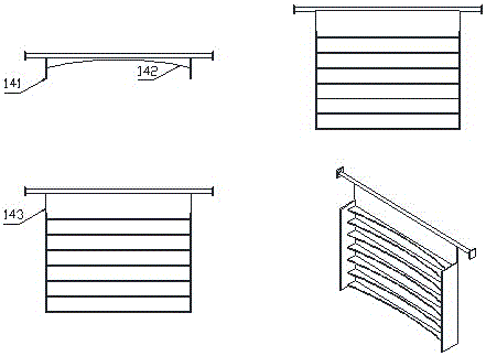 System and method for three-way material distribution of belt conveyor