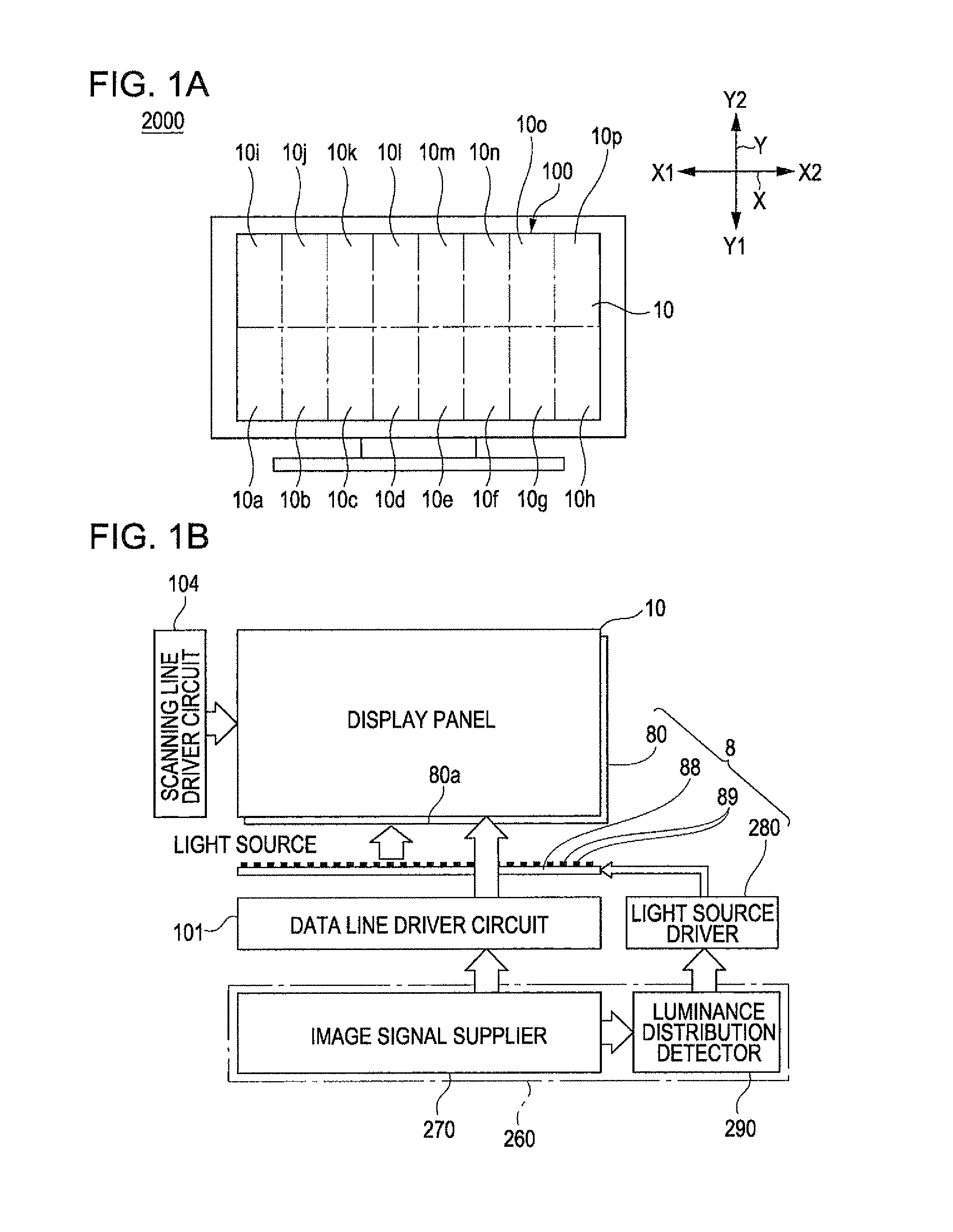 Display device, electronic apparatus and lighting device