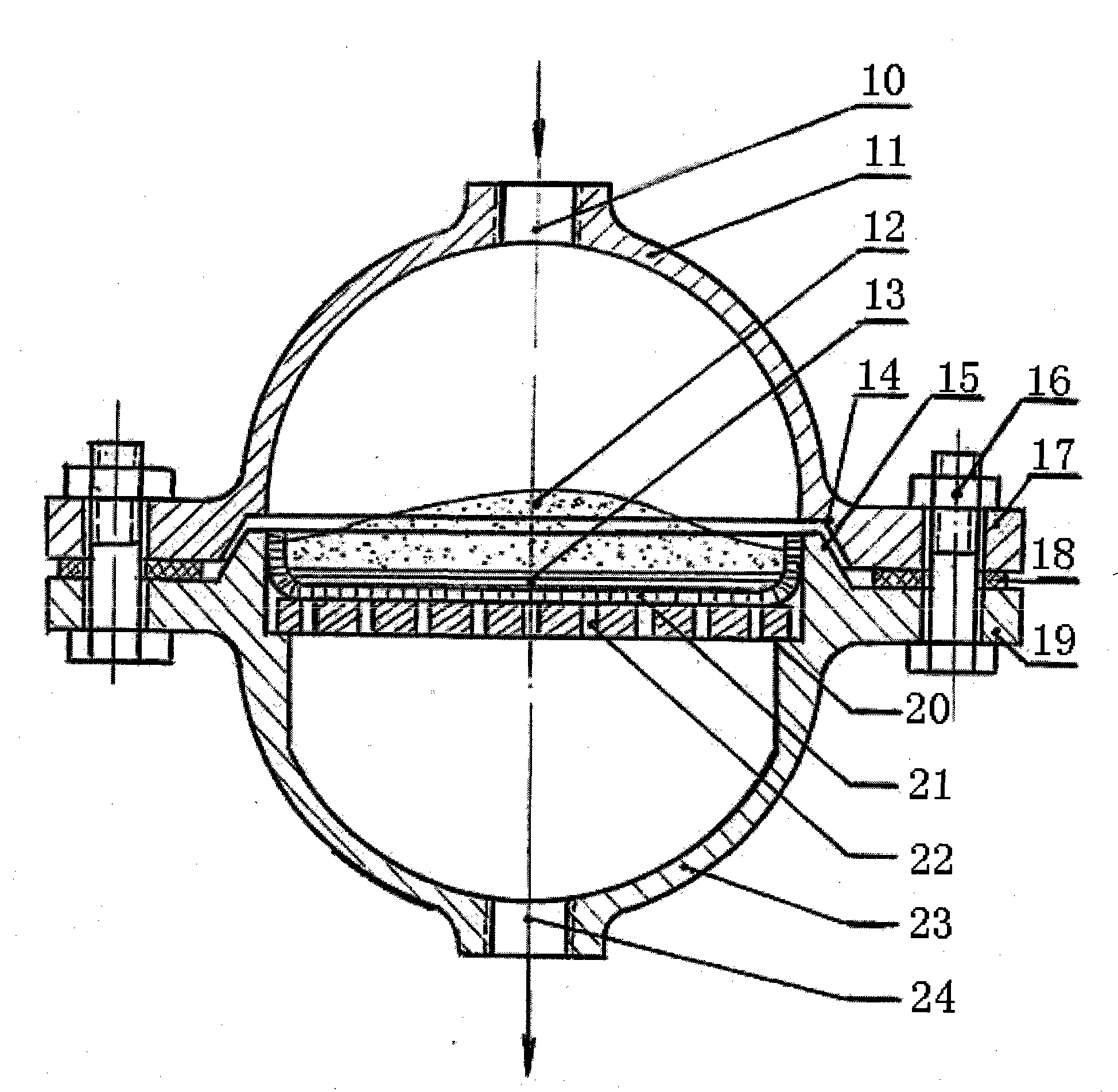 Door-based calibration method for water turbidometer and its sample collection system