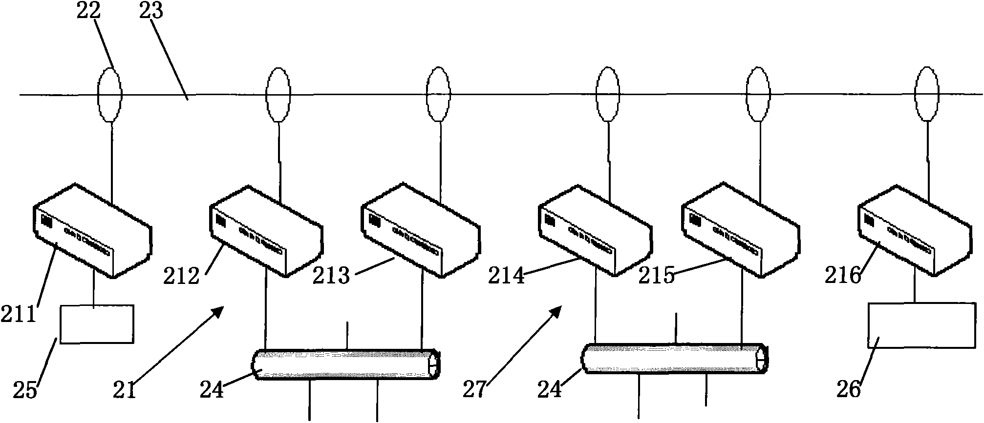 Powerline remote meter reading repeating method