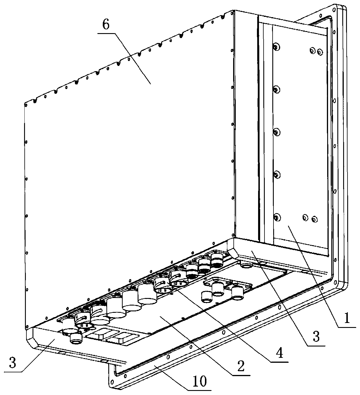 Light and small phased-array antenna