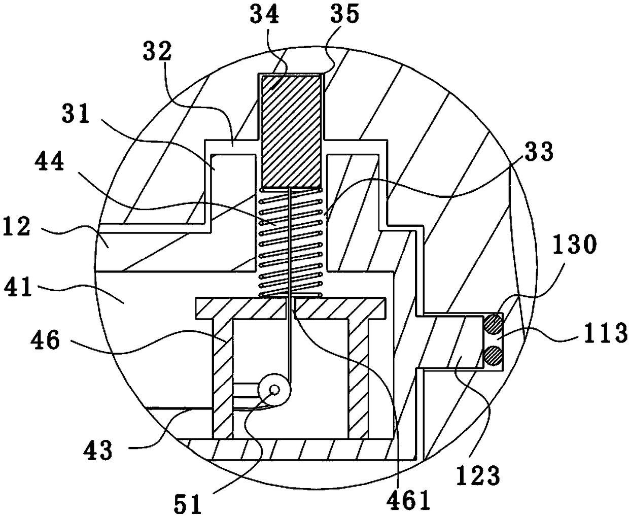 Durable swirl-type air pump