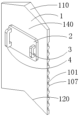 A multifunctional shield with s-shaped guide groove