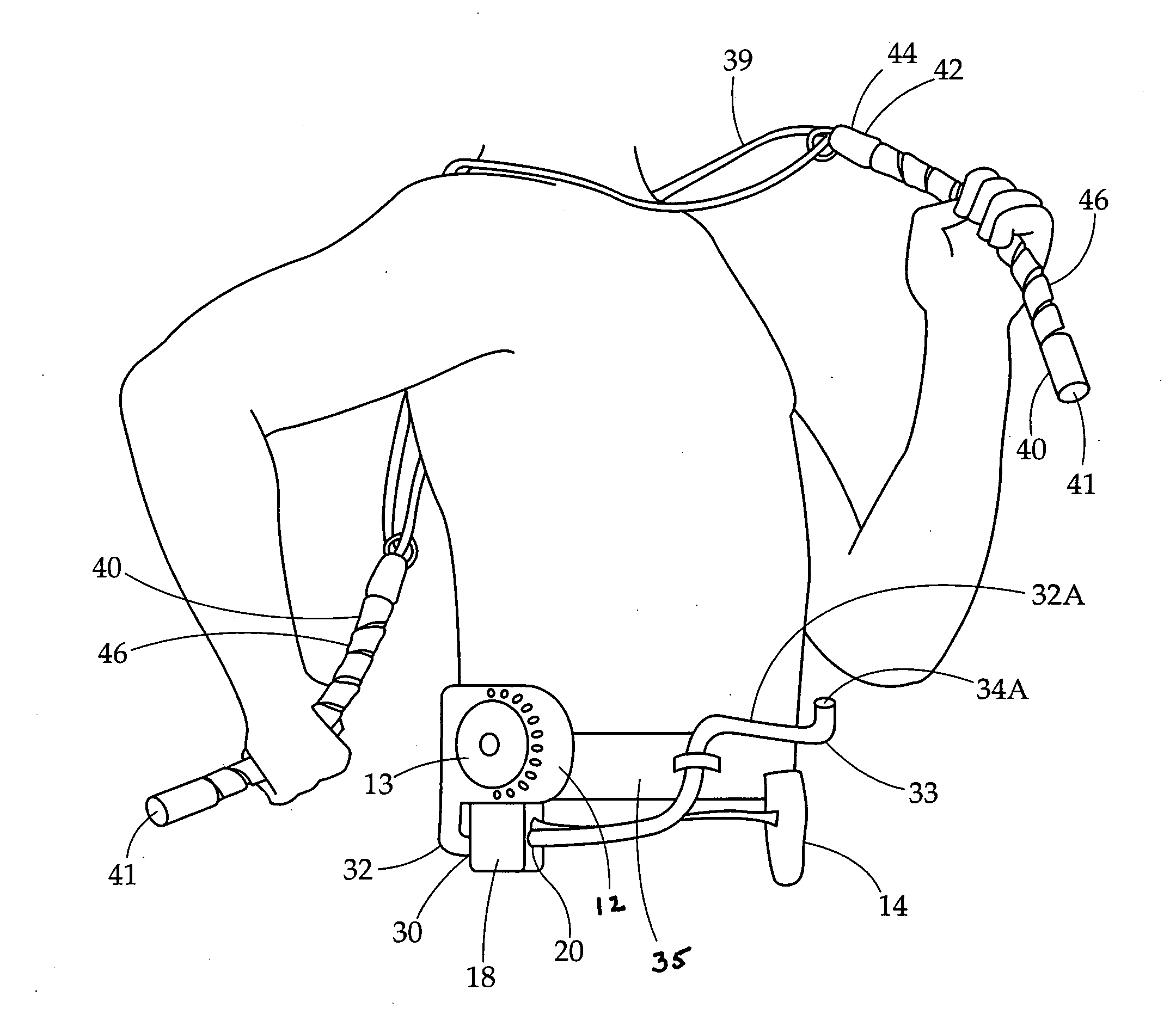 Air distribution system for individual cooling