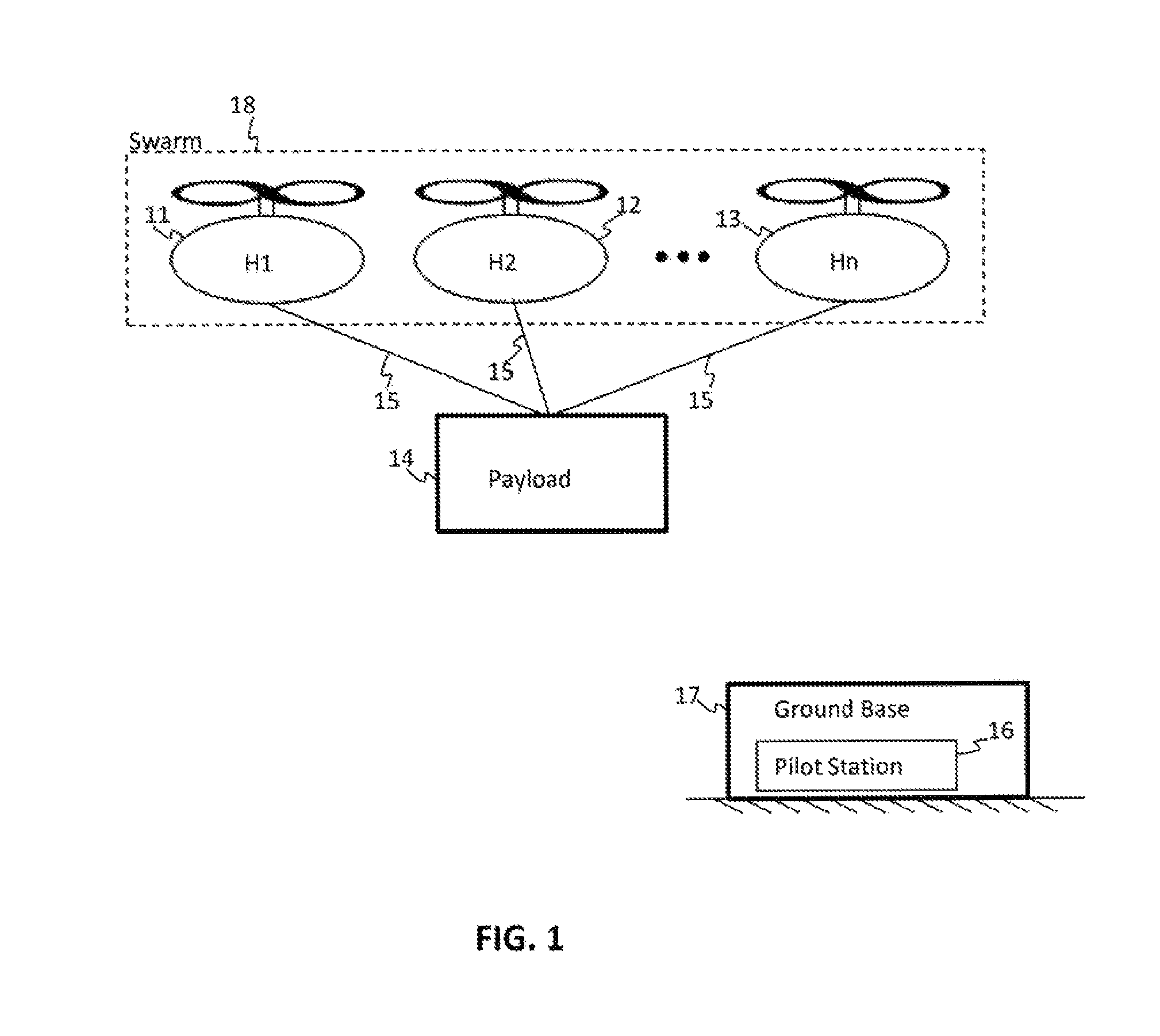 System and method for multiple vehicles moving a common payload