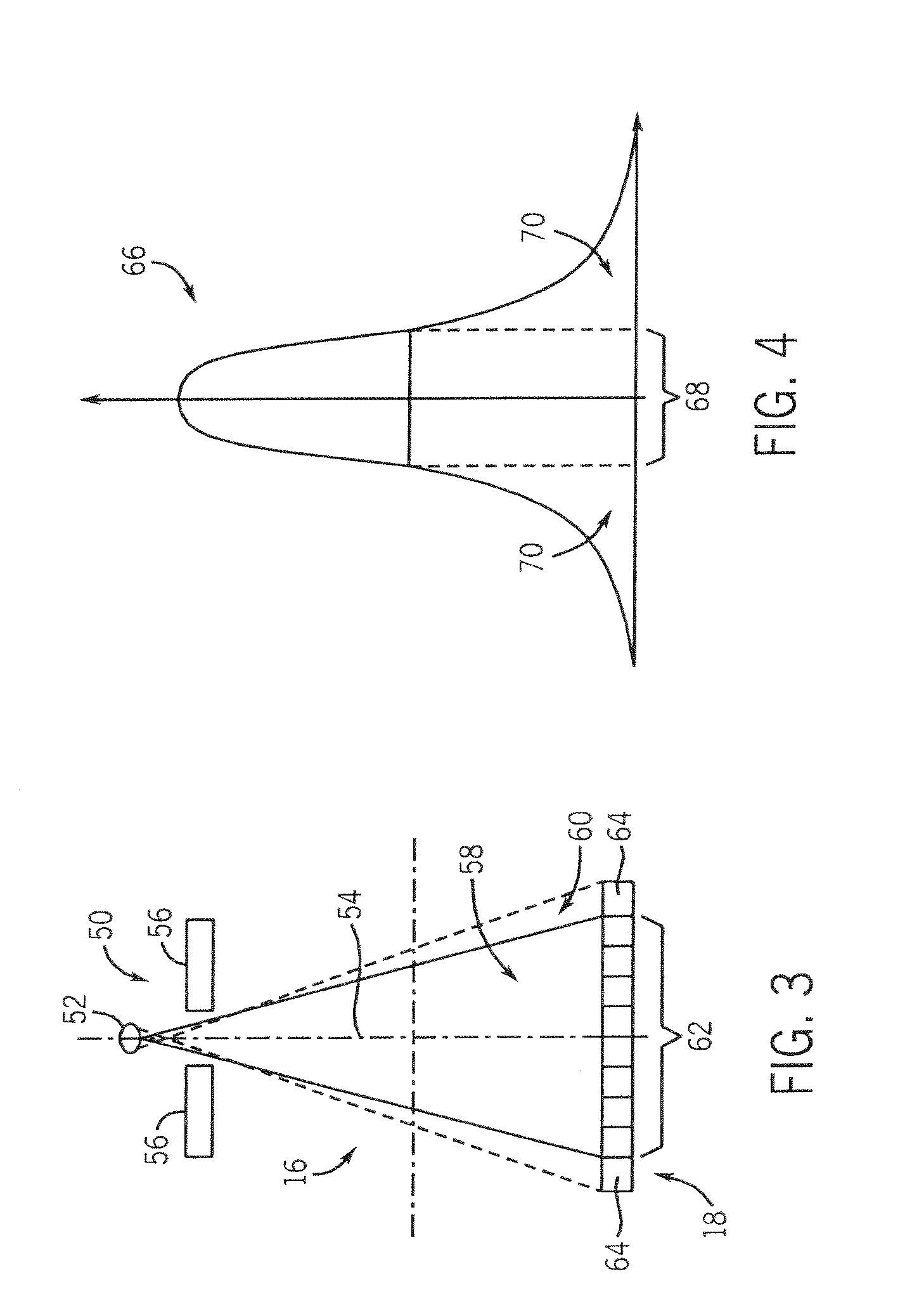 Apparatus for acquisition of ct data with penumbra attenuation calibration