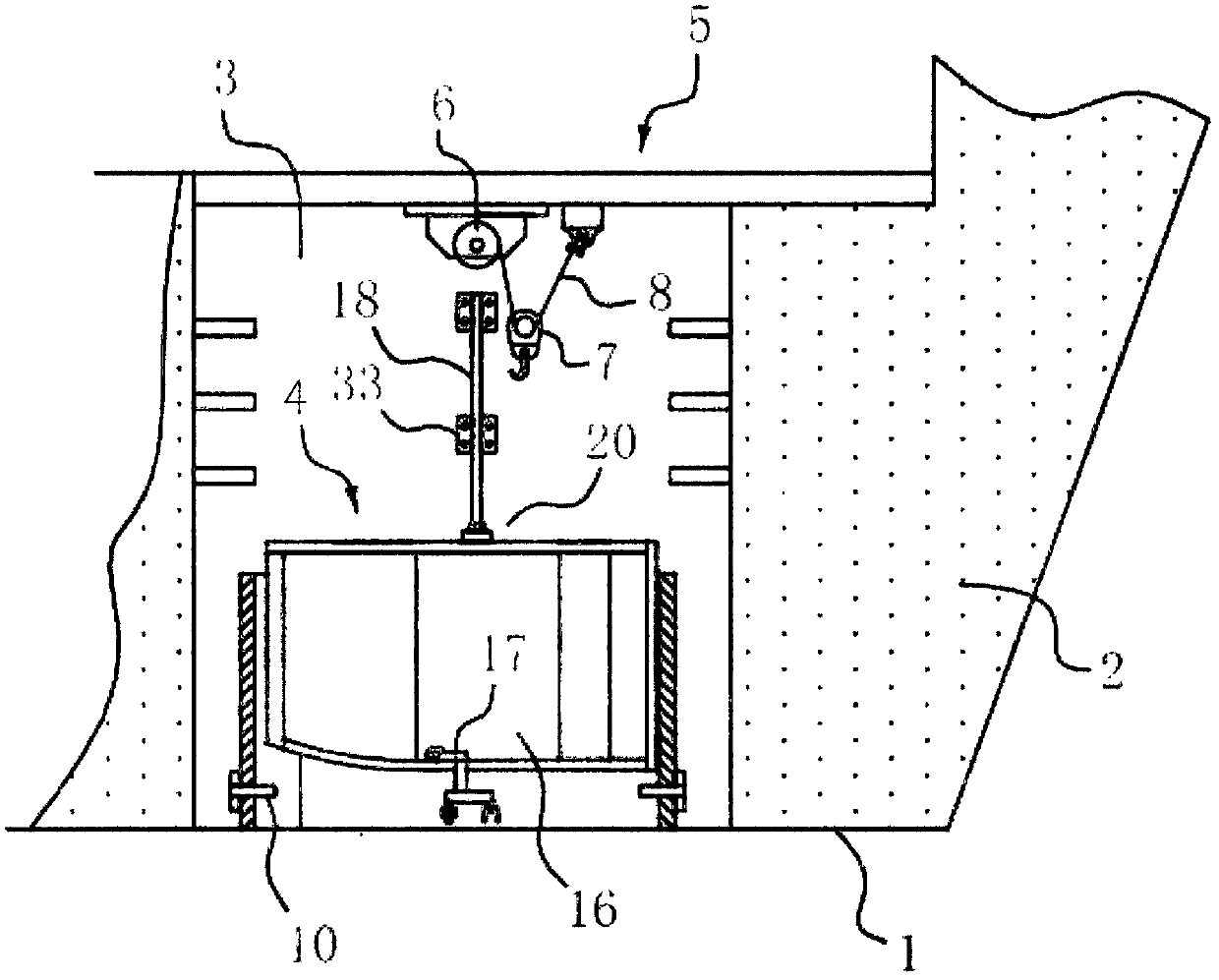 A liftable fin system for a scientific research vessel