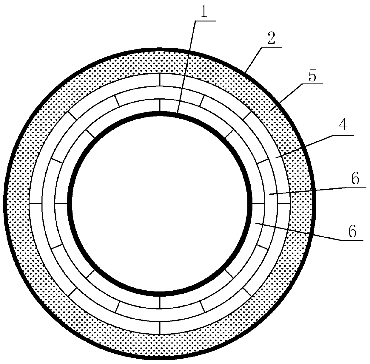 Compound insulation prefabricated overhead steam thermal insulation pipe and processing process thereof