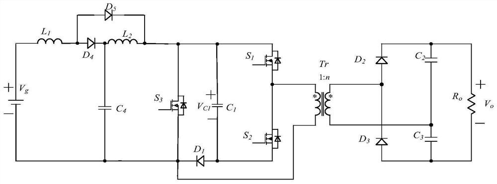 Isolated semi-quasi Z-source DC boost converter