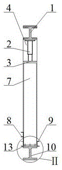 Loadable device for similarity simulation test and use method thereof