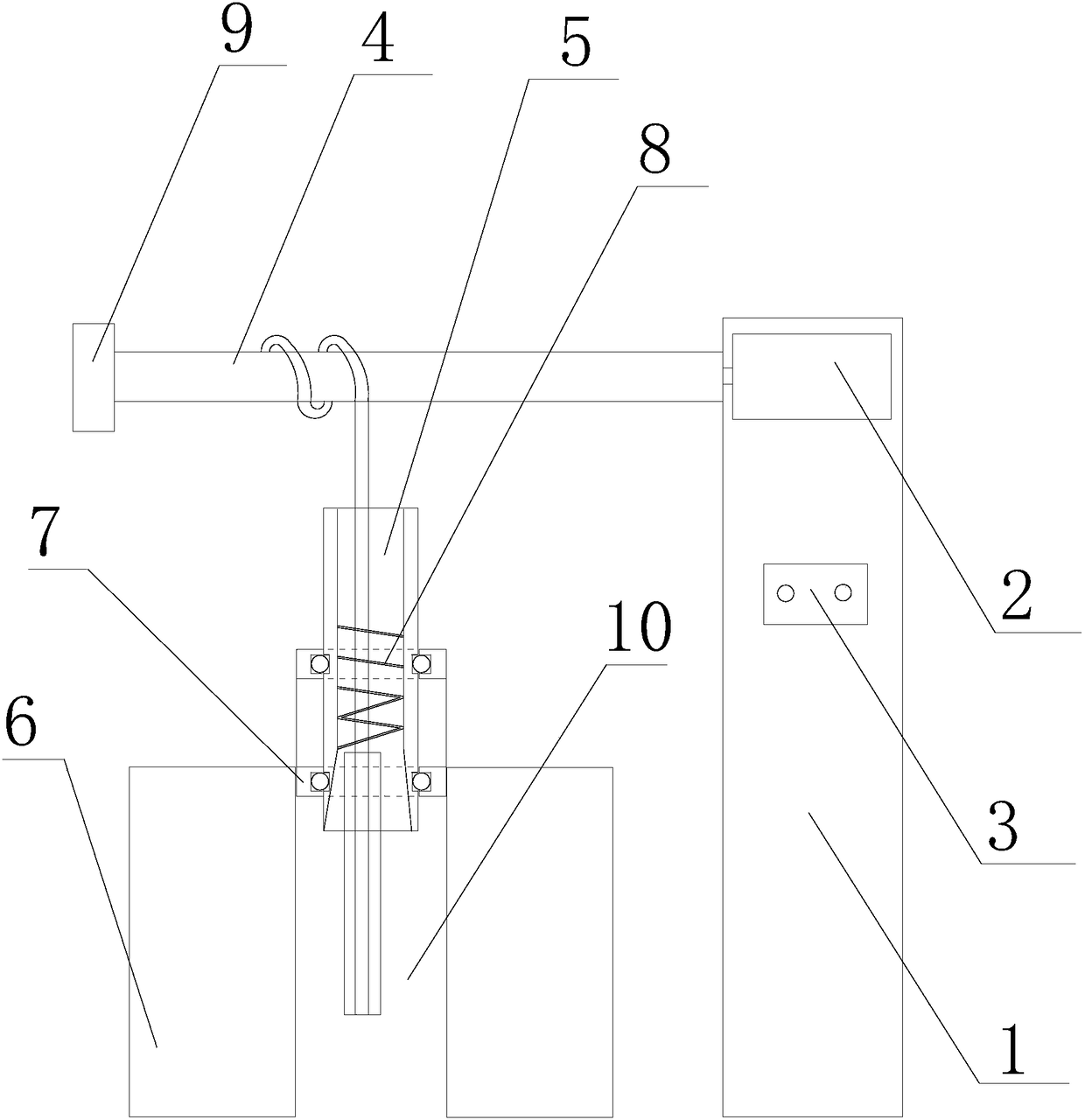 Peeling device for cable