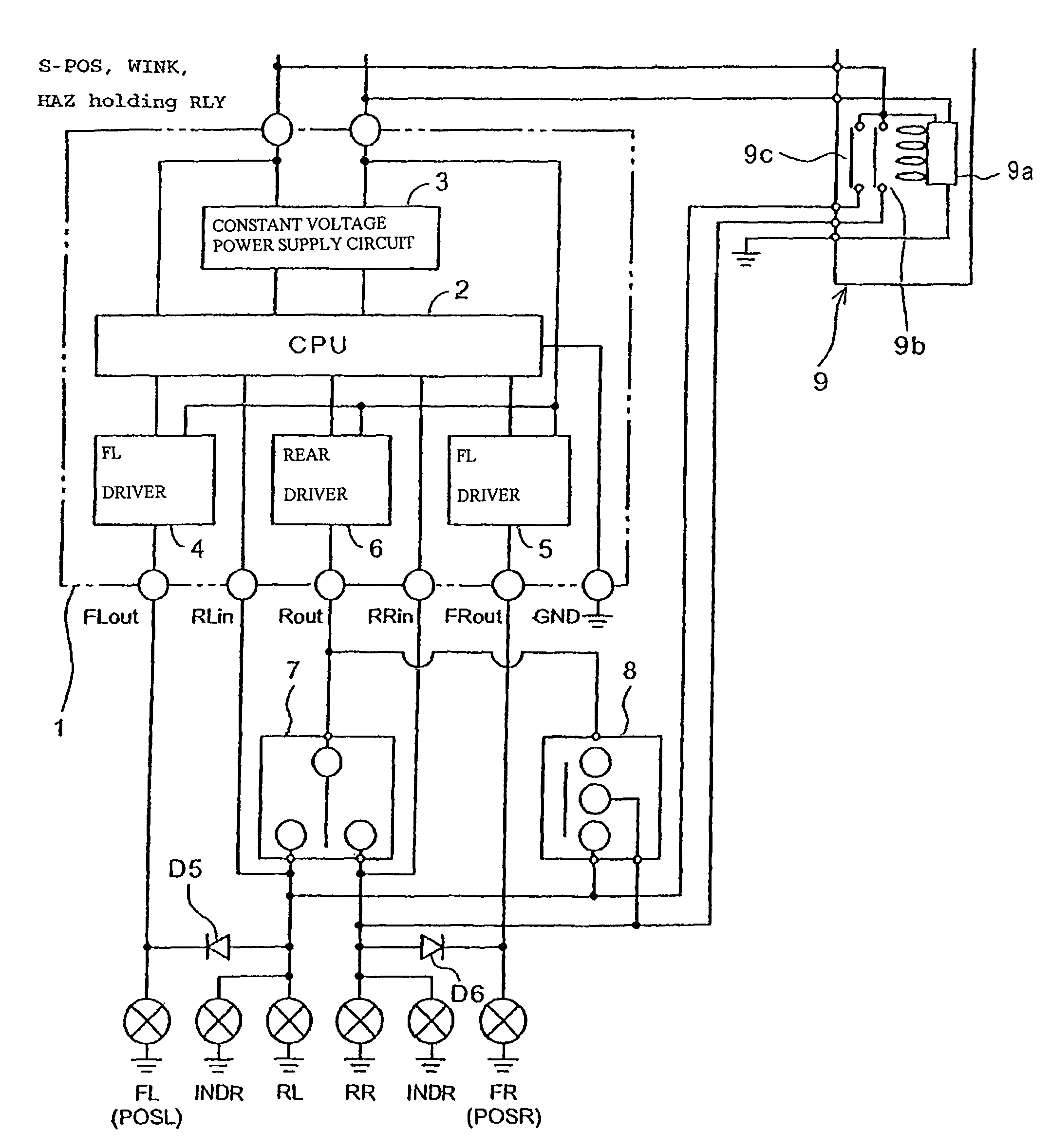 Lighting system for vehicle and vehicle incorporating same