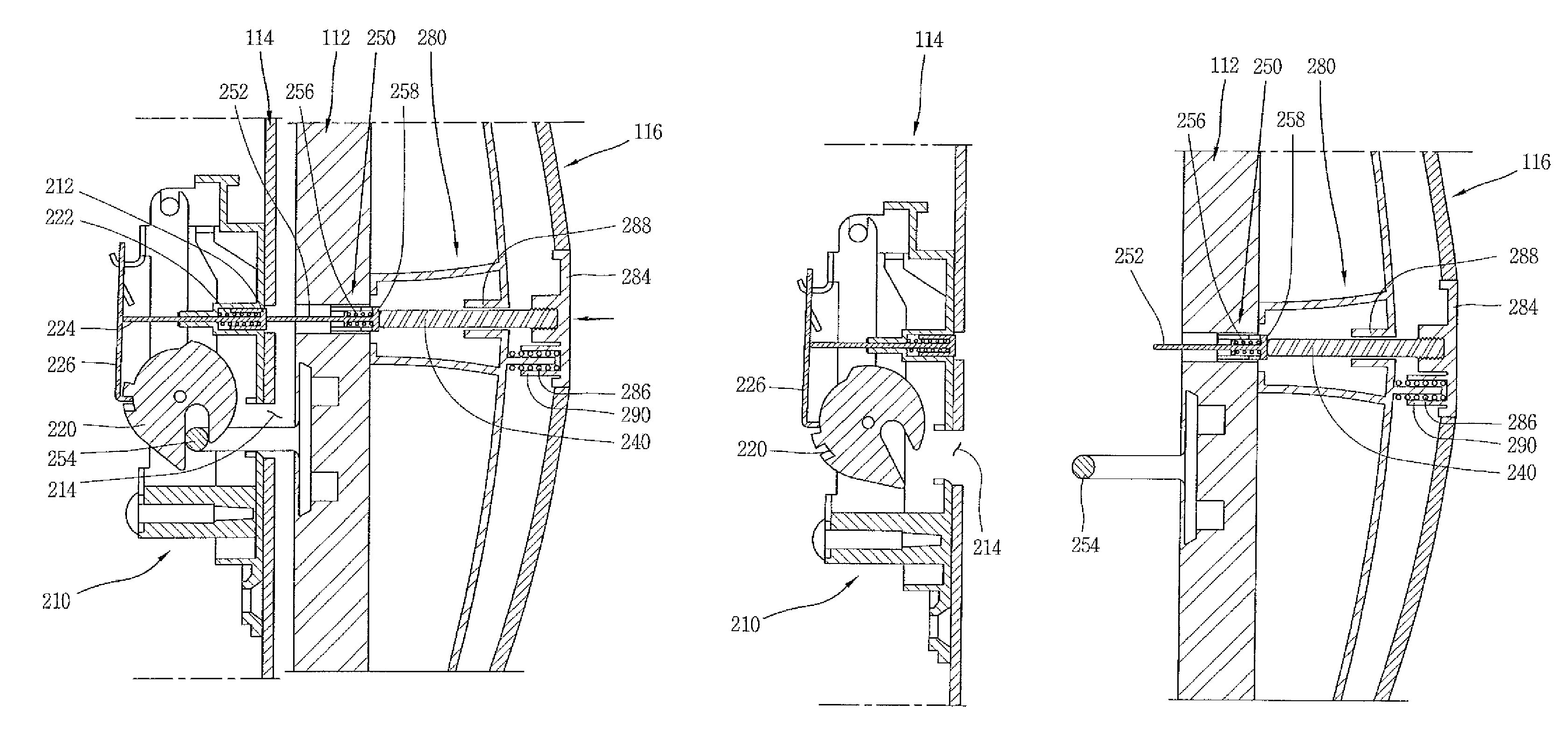 Refrigerator with inner door