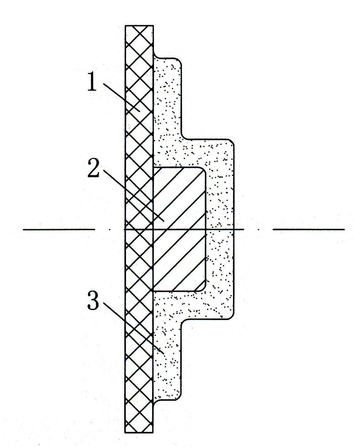 Chinese medicinal magneto-therapy externally applied plaster applied to human acupuncture points and used for treating asthma