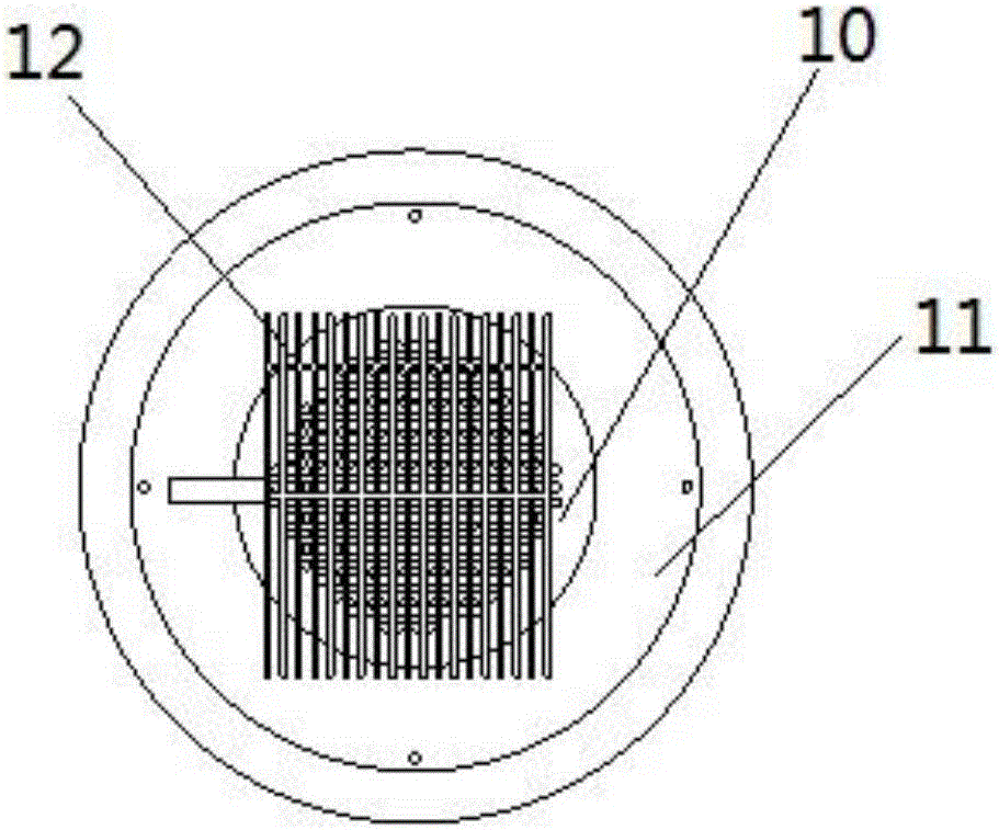 Large plastic part recycling processing device and processing method