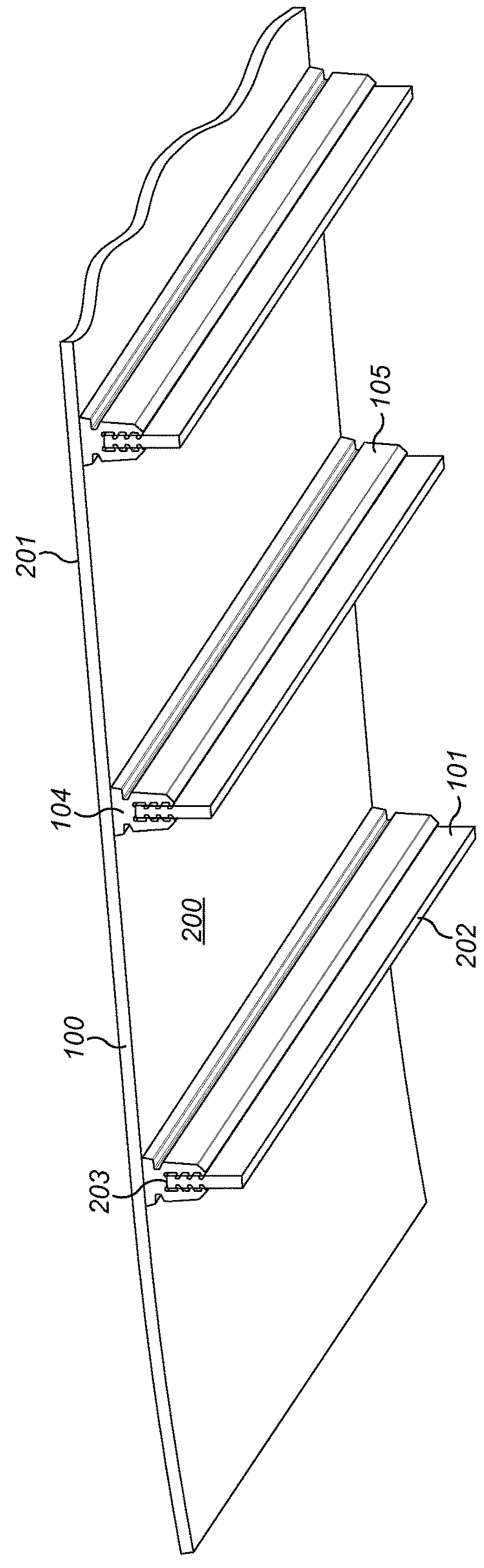 Support for tensioned screening media