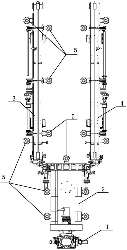 A large-area flexible solar cell wing supported by a stretching mechanism for a double-sided array