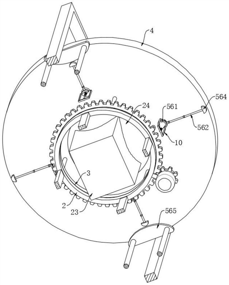 Molding device for driving assembly of wind power generation equipment