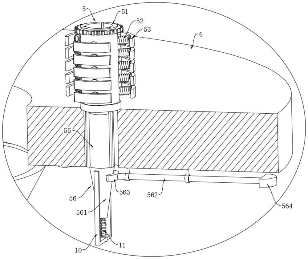 Molding device for driving assembly of wind power generation equipment