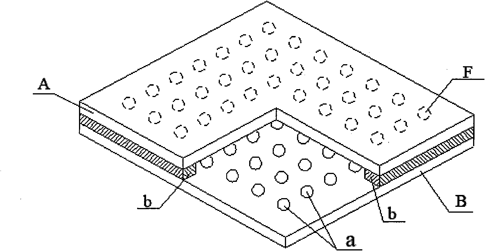 Method for preparing isolated supporting point array between vacuum glass substrates by screen printing