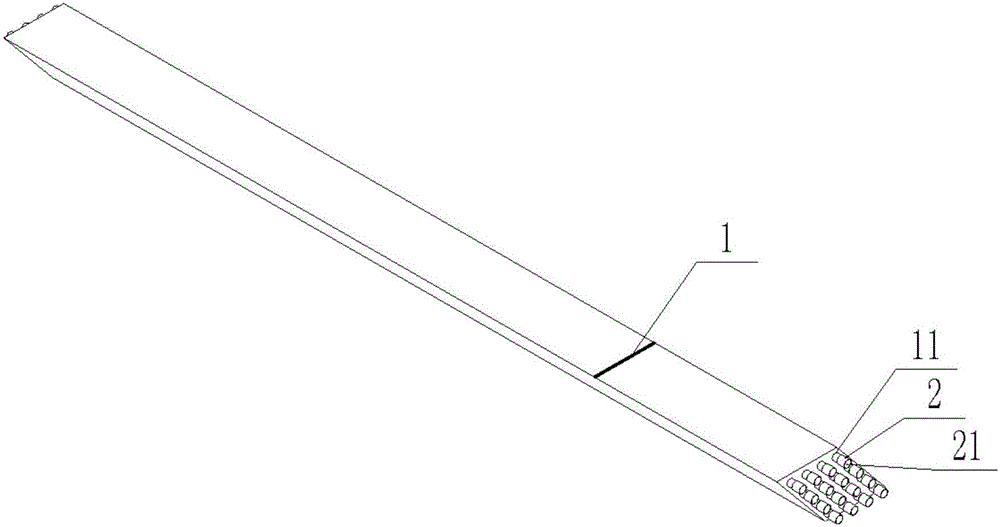 Evaporator for ultrathin type air conditioner