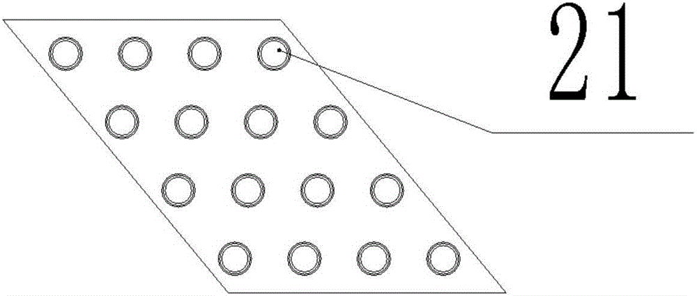 Evaporator for ultrathin type air conditioner