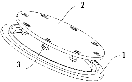 Antitheft cable manhole cover