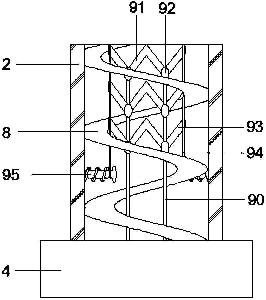 Energy-saving safe vacuum coating machine