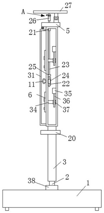 Scenic spot guiding device with function of conveniently adjusting direction