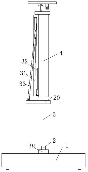 Scenic spot guiding device with function of conveniently adjusting direction