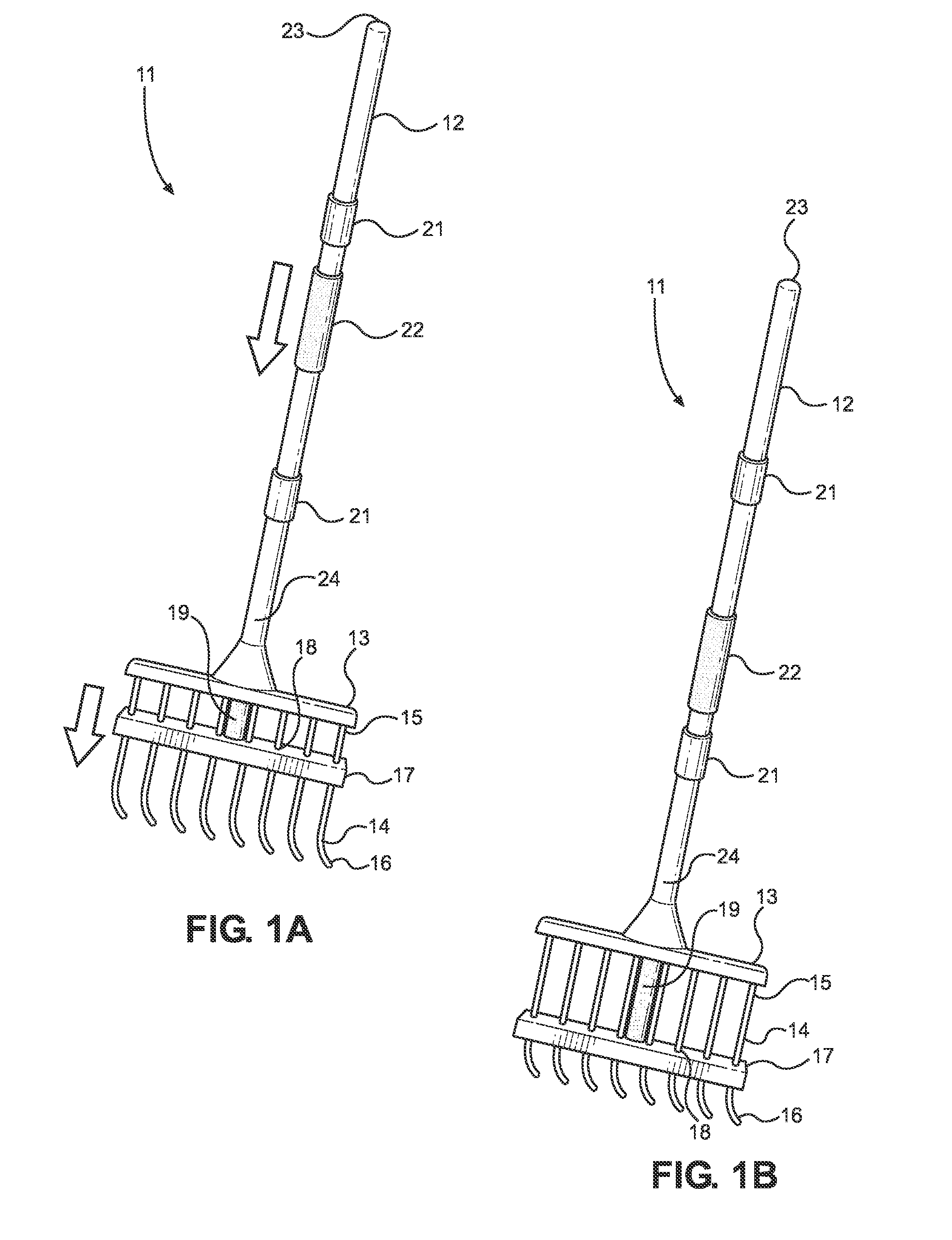 Self-Cleaning Rake