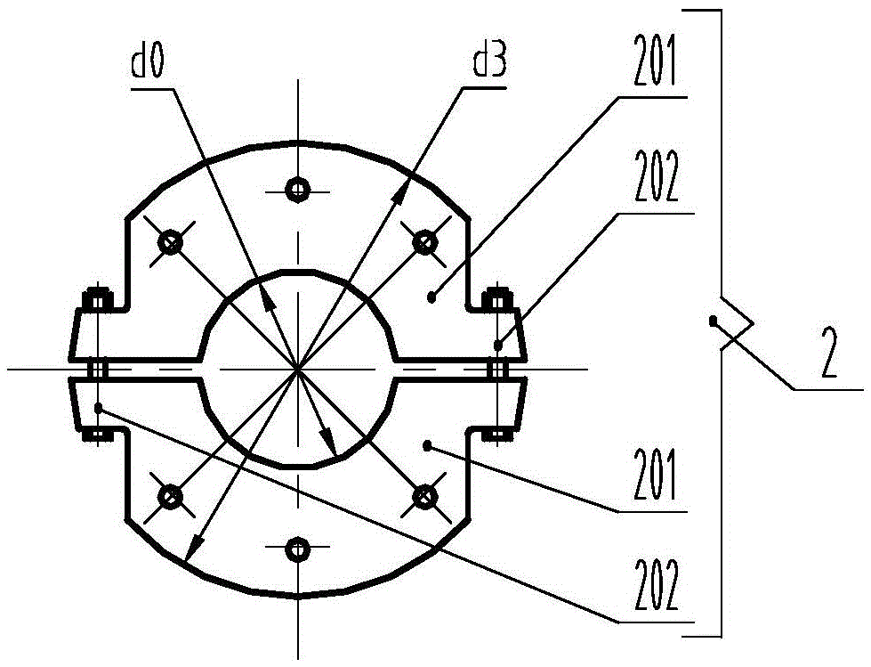 Cylindrical forge piece precise mandrel broaching method