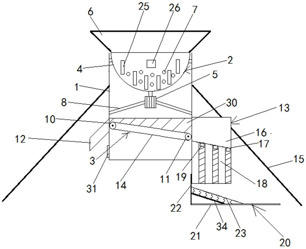 An electrical automatic blanking device