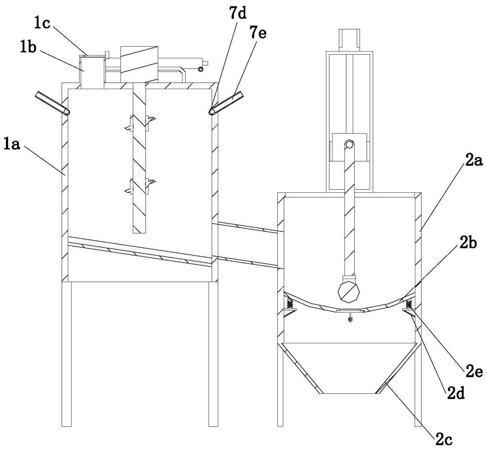 A crushing device and crushing method for producing refractory materials