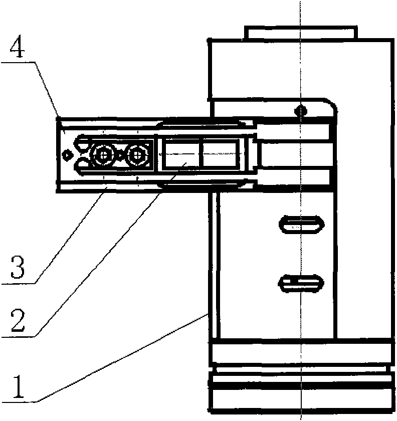 Confocal type laser test head based on time difference method