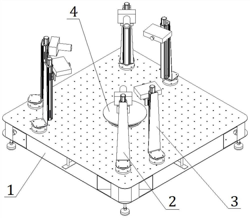 A multi-camera and multi-projector structured light experimental platform