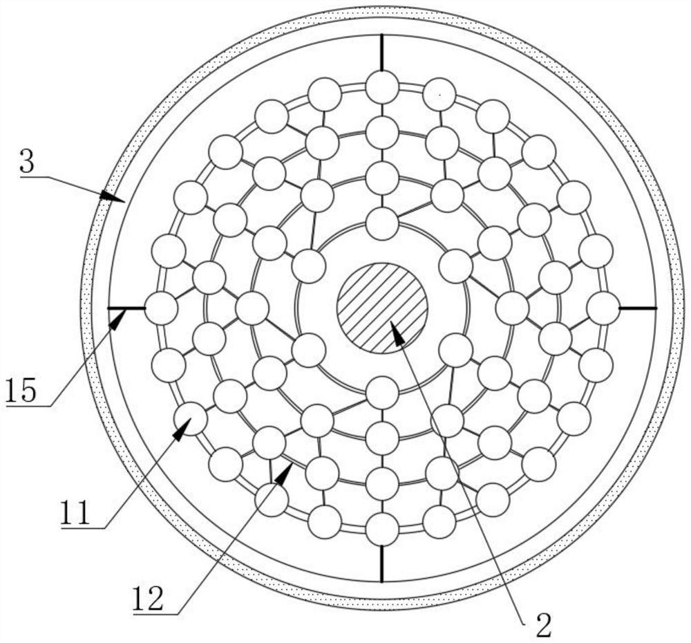 Chemical raw material storage tank imitating inner floating roof storage tank