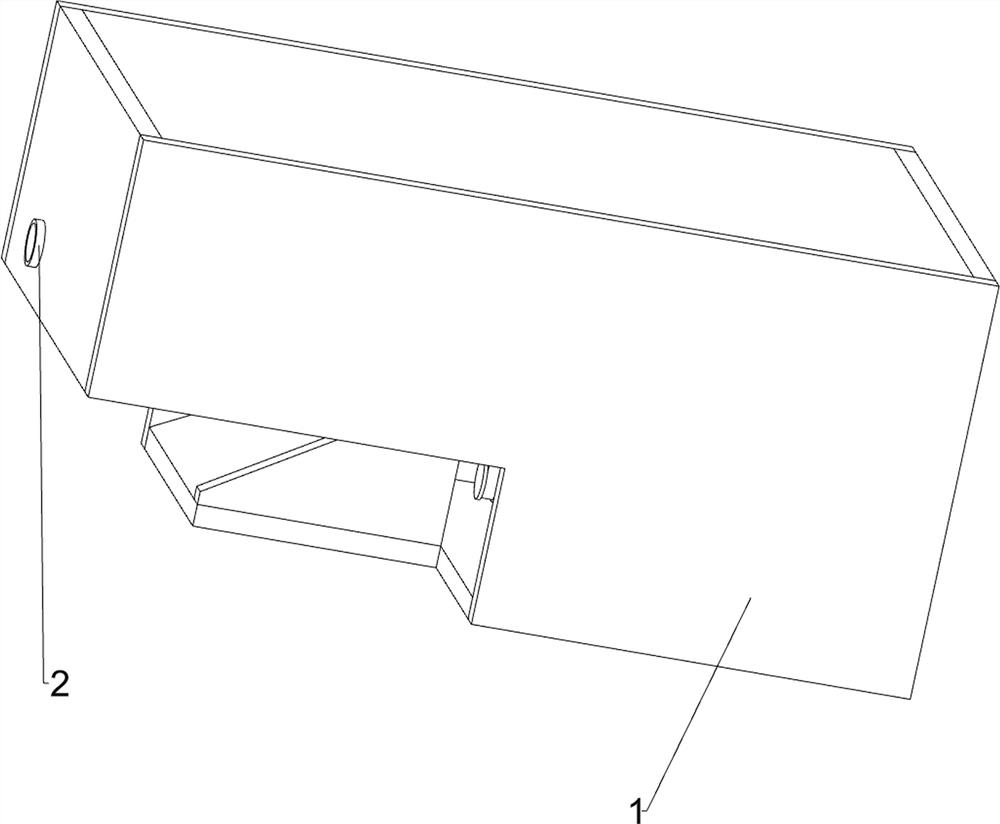 Rotary peeling device for lower part of mulberry fork