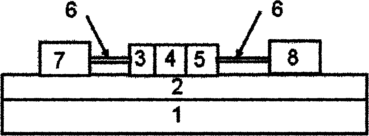 Microwave diode-based dynamic strain measuring device