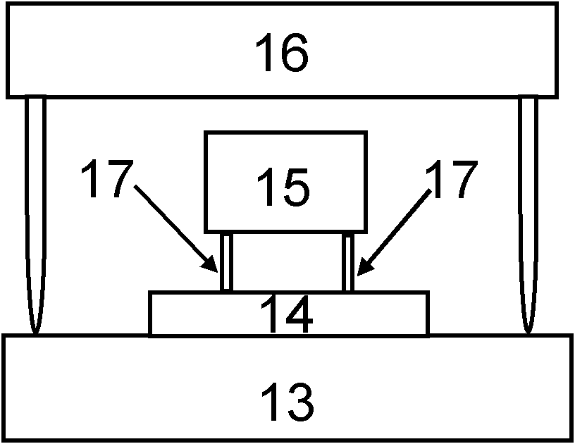 Microwave diode-based dynamic strain measuring device