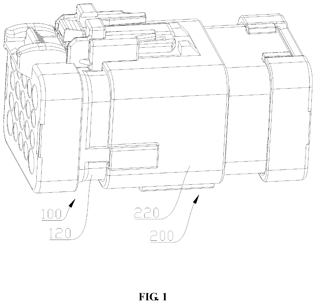 Connector and connector assembly for fixing connection terminals of different sizes