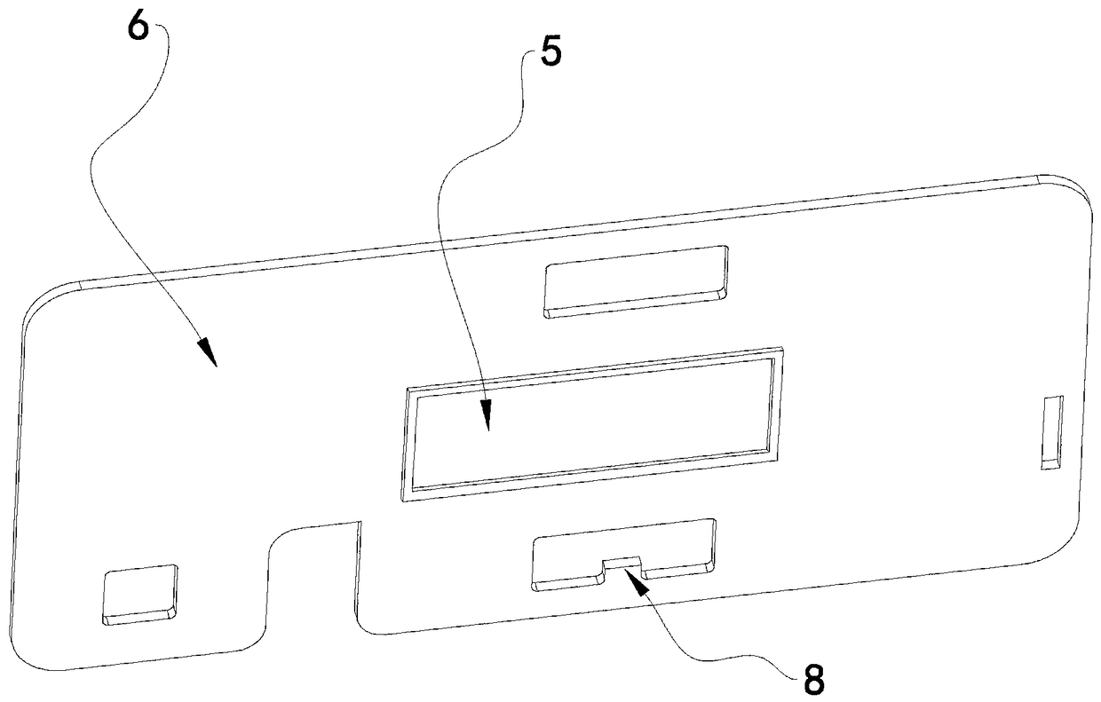 Mounting structure of automobile instrument liquid crystal screen