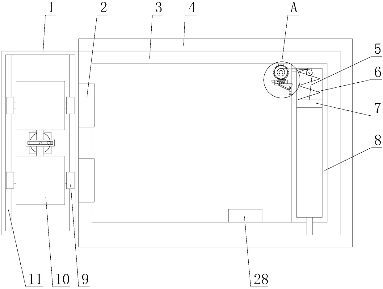 Laser range finder with protective effect