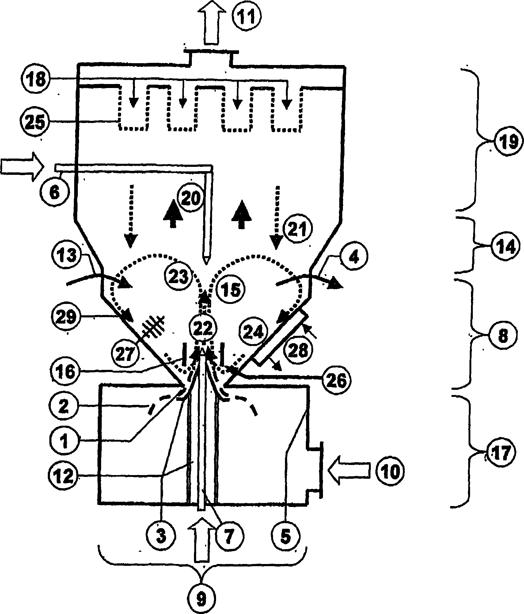 Method for production of enzyme granules and enzyme granules produced thus