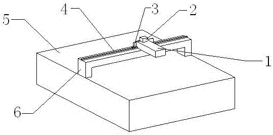 Linear module right angle coordinate automatic laser cutter